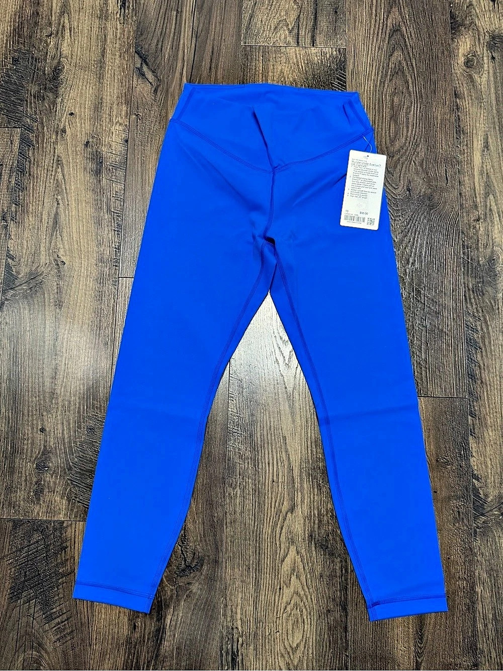 lululemon Wunder Under Everlux HR Tight 25" Cobalt Blue Size 10 NWT